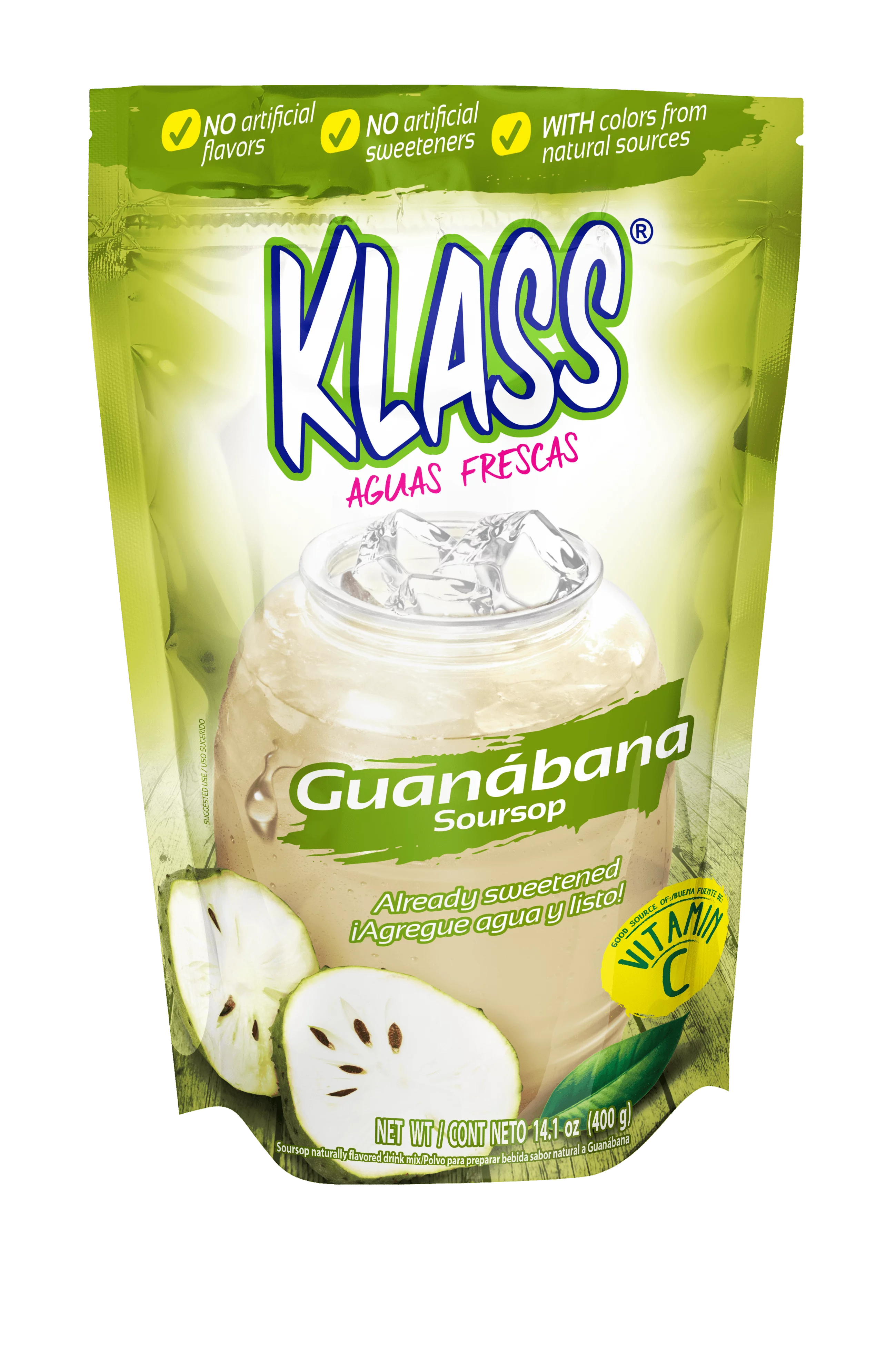 Klass Guanabana Naturally Flavored Drink Mix