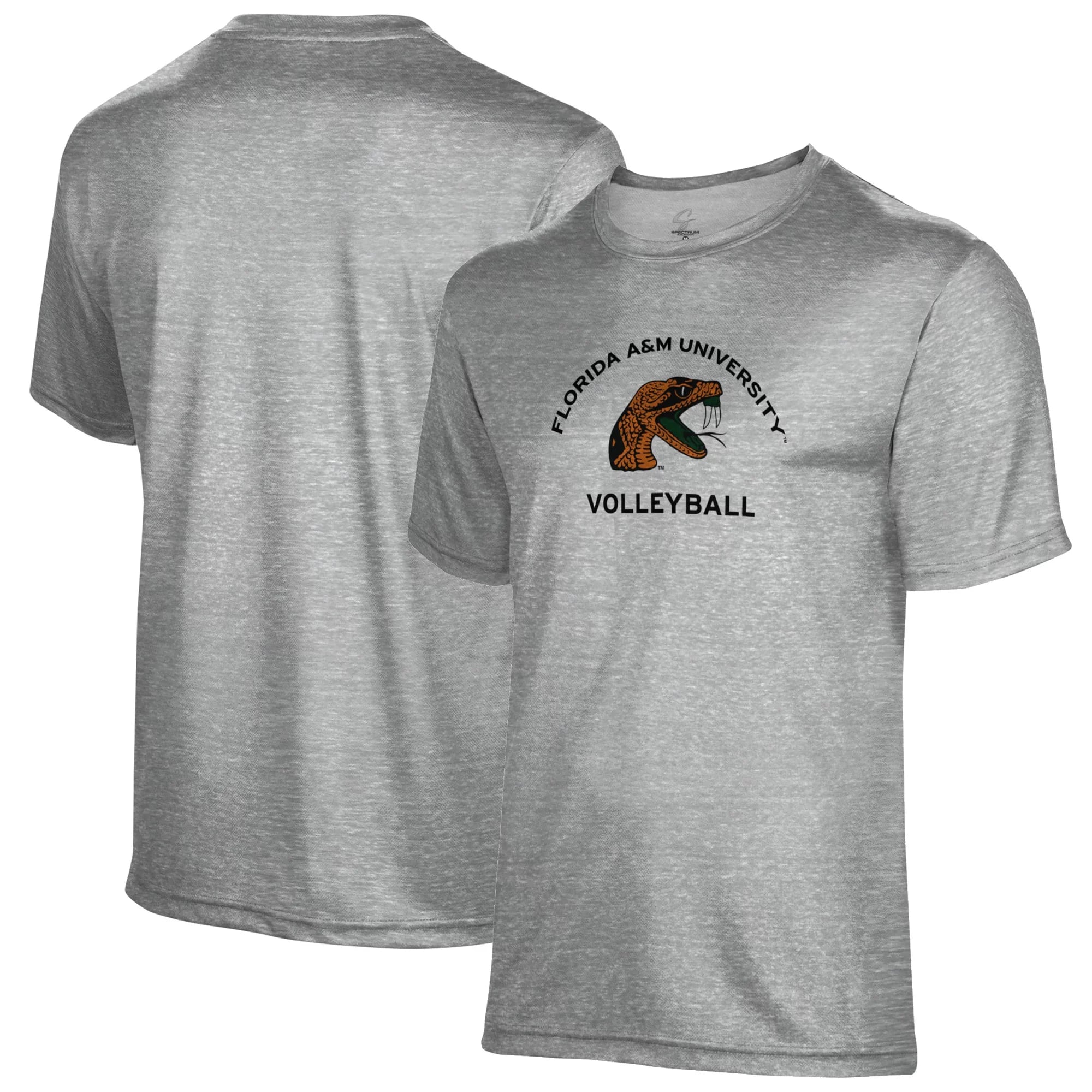 Men's Gray Florida A&M Rattlers Volleyball Name Drop T-Shirt