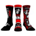 Unisex Rock Em Socks  Miami Heat 2023/24 City Edition Three-Pack Crew Socks Set