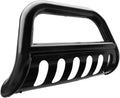 BA 3 Black Bull Bar Compatible with 2016-2023 Toyota Tacoma Front Bumper Push BAR Brush Guard Grille Guard