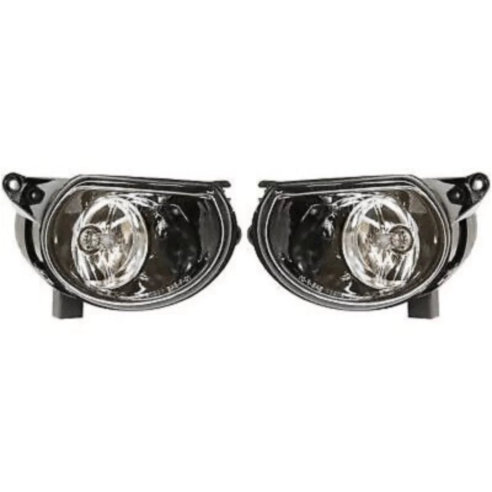 Set of 2 Clear Lens Fog Light For Audi A3 A3 Quattro Q7 Left & Right w/ Bulbs
