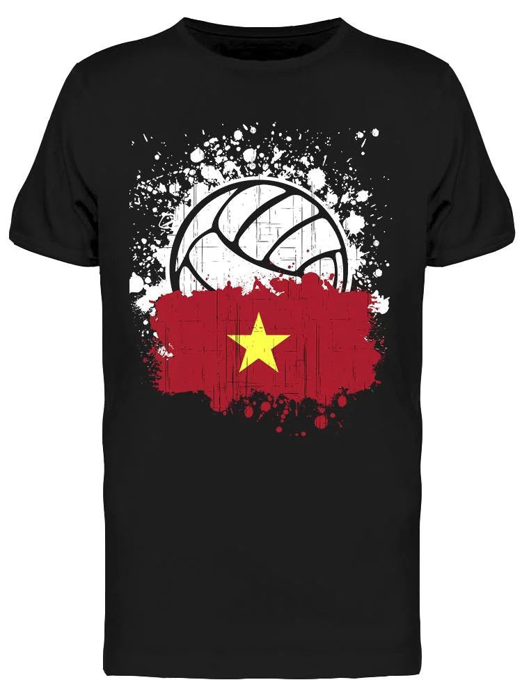 Volleyball Team Of Vietnam T-Shirt Men -Image by Shutterstock Men T-Shirt, Male XX-Large