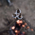 ShineTrip Camping Barbecue Tripod Hanging Rack - Stainless Steel Campfire Grill Pot Hanger for  Cooking and BBQ Parties