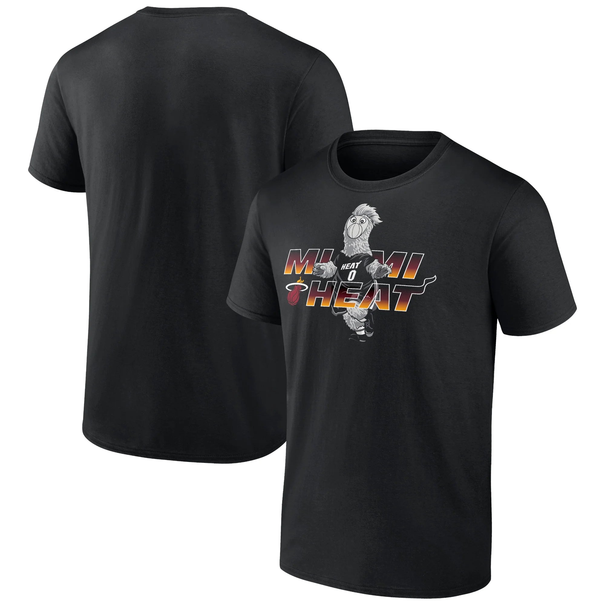 Men's Fanatics Branded Black Miami Heat Huddle T-Shirt