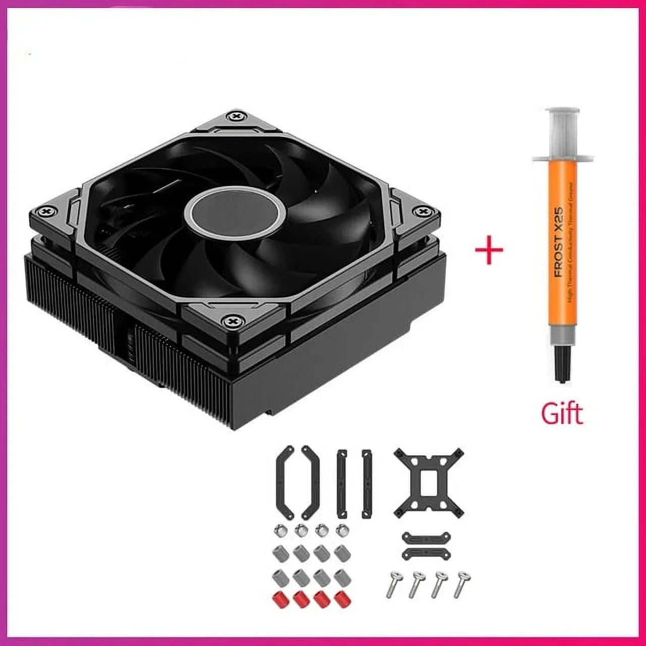 IS-47-XT 4 Heat Pipe Low Profile CPU Cooler Full Reflow Welding AM4 Process Air Cooler CPU Radiator For LGA1700/1200