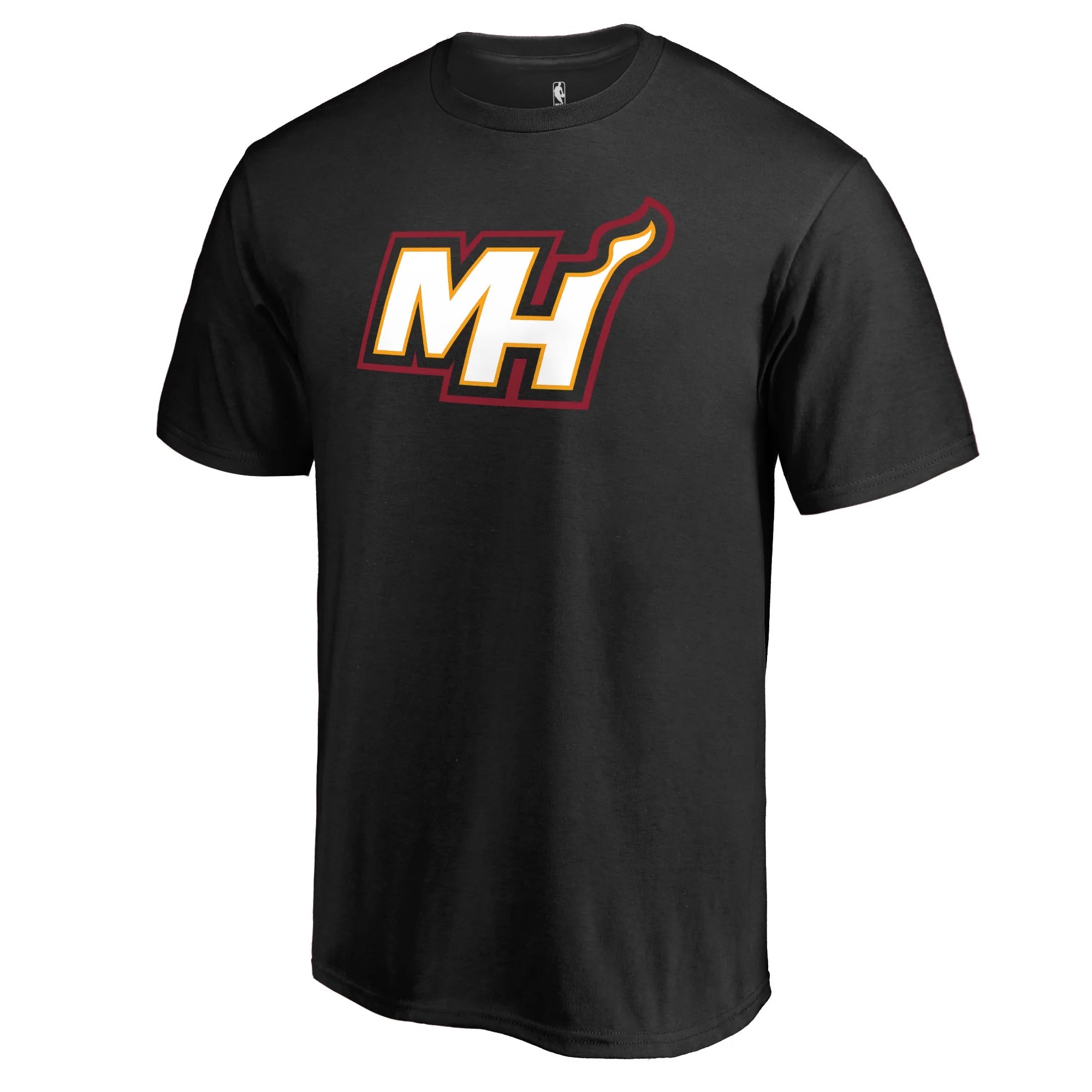 Men's Fanatics Branded Black Miami Heat Alternate Logo T-Shirt