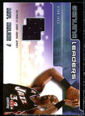 Karl Malone Card 2002-03 Fleer Genuine Leaders Jerseys #6