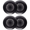 Fusion 2 Pairs EL-F651B 6.5 Marine Speakers with Black Classic Grills