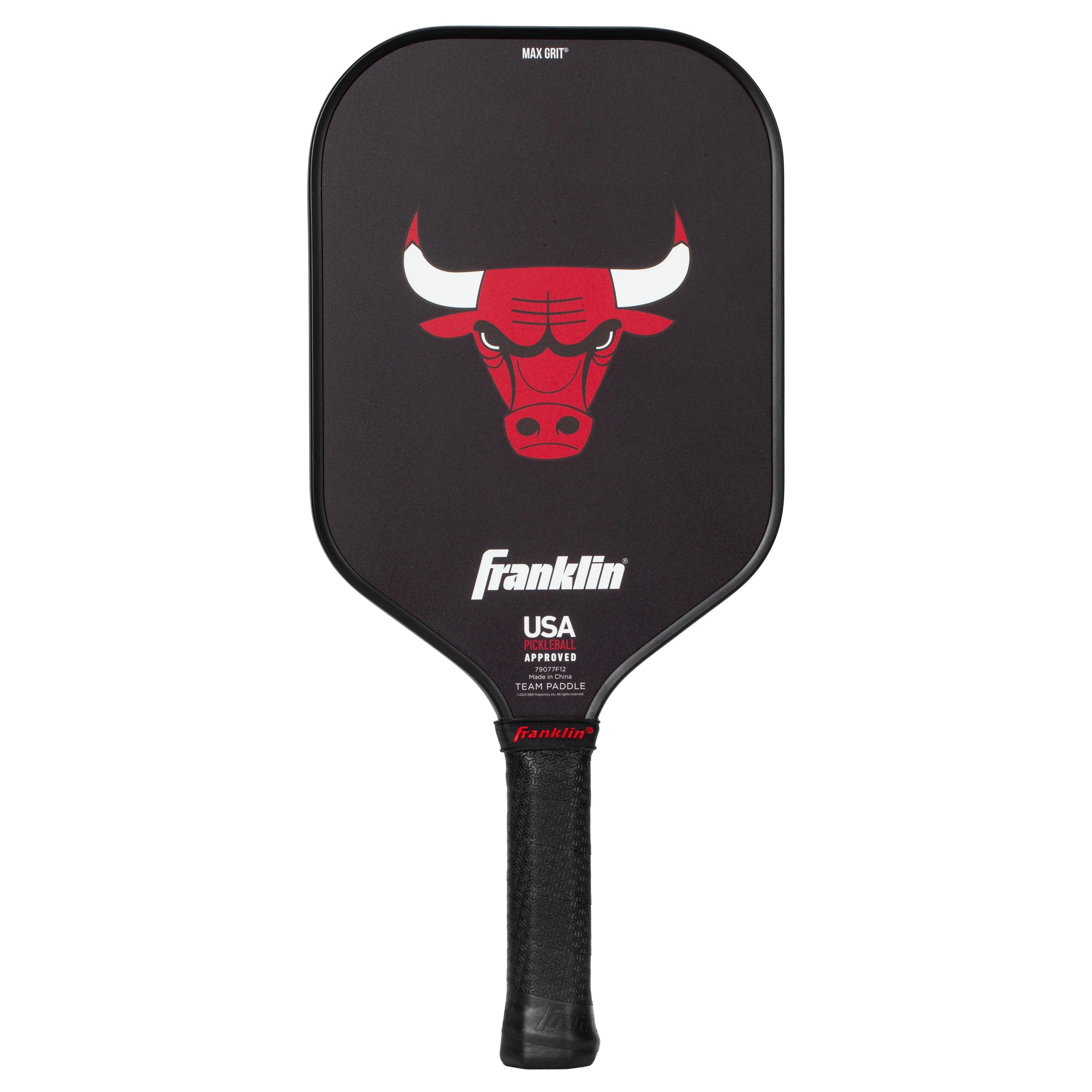 Franklin Sports NBA Chicago Bulls Pickleball Paddle - Official NBA Team Pickleball Paddles - USAP (USAPA) Approved Premium Quality Pickleball Paddles - Authentic Team Logos + Colors