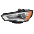 New Left HID Headlight Compatible With Audi A3 Quattro Prestige Progressiv Sedan 4-Door 2.0L 2015 2016 By Part Number 8V0-941-043-B