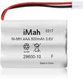 iMah Replacement Battery 29600-10 (Connector) Only fits Summer Infant Baby Monitor Wide View 28650 29000 29000A & Clear Sight 29040 29030