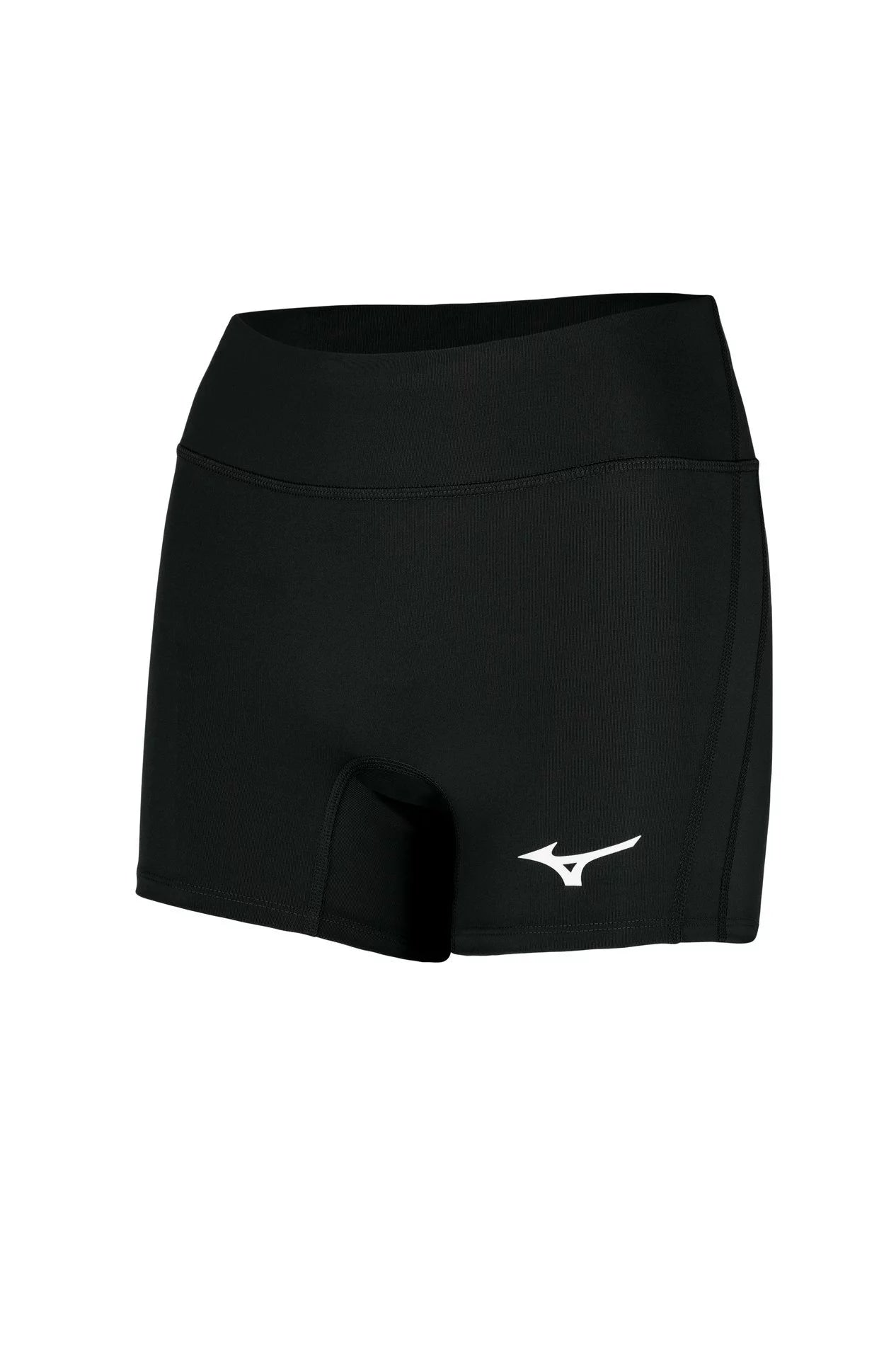 Mizuno Women's Elevated 4 Inseam Volleyball Short, Size Large, Black (9090)
