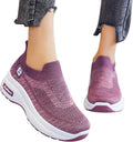 Women's Fashion Sneakers,Womens Walking Running Shoes Slip On Memory Foam Shoes Wedge Lightweight Sneakers for Women