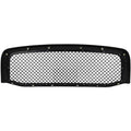 Teledu Car Front Grill for 2006-2008 Dodge Ram 1500 2500 3500 Mesh Style Glossy Black Grille