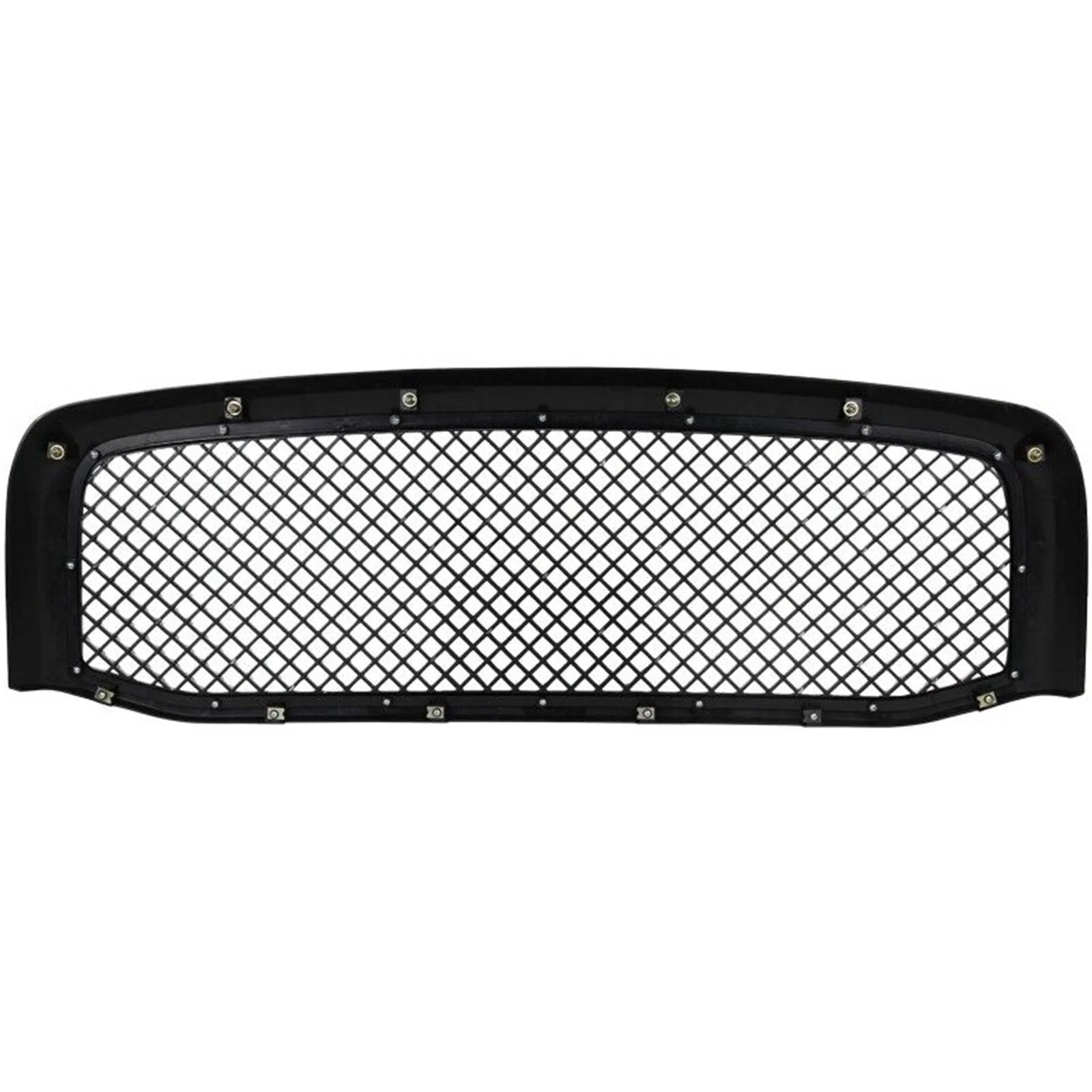 Teledu Car Front Grill for 2006-2008 Dodge Ram 1500 2500 3500 Mesh Style Glossy Black Grille