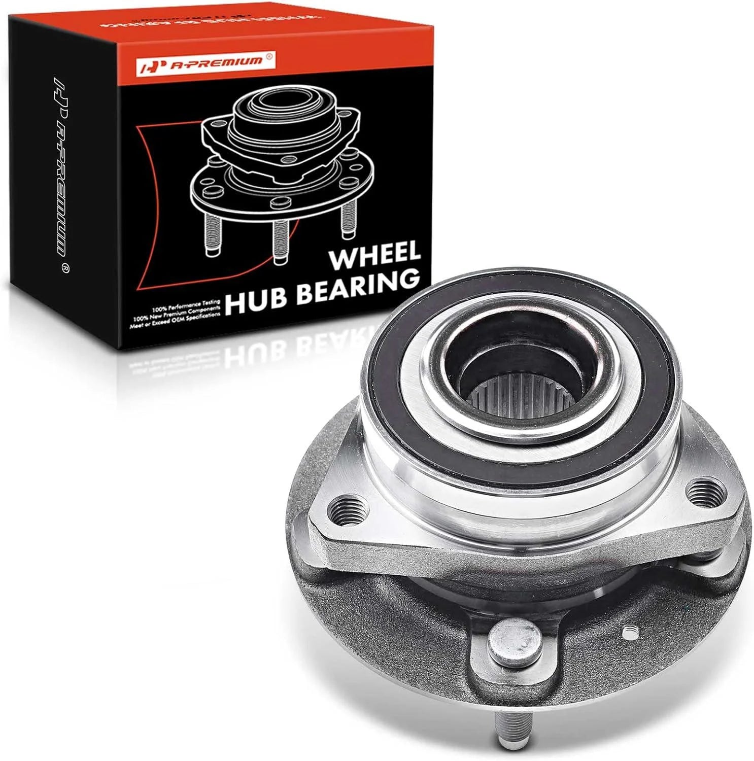 A-Premium Wheel Hub Bearing Assembly Compatible with Chevrolet Malibu 2016-2020 Buick LaCrosse Regal Sportback TourX Envision Cascada Left or Right Side