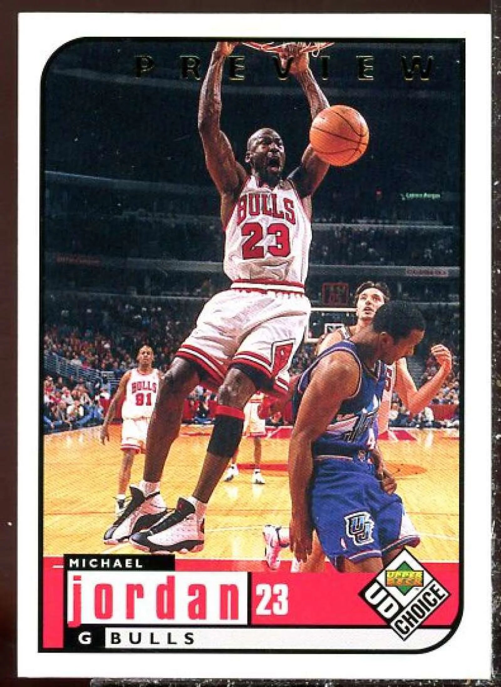 Michael Jordan Card 1998-99 UD Choice Preview #23