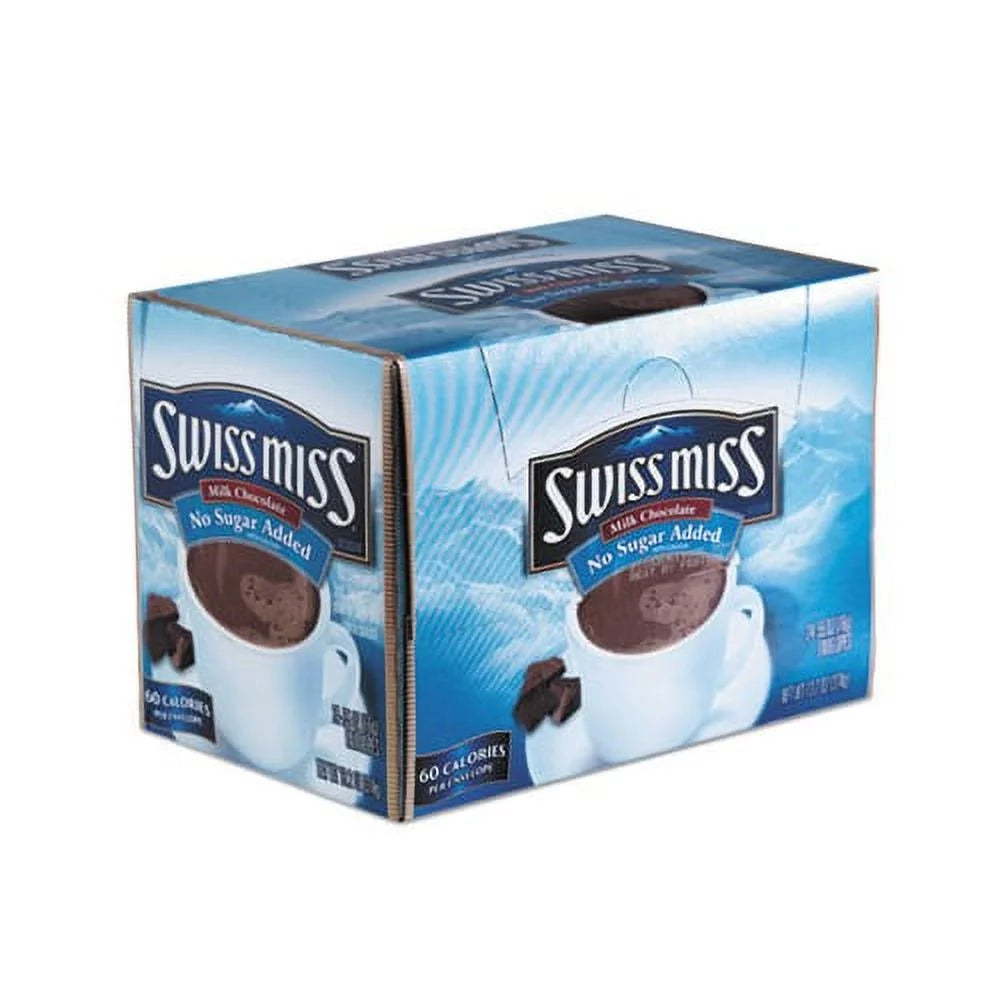 Hot Cocoa Mix No Sugar Added, 24 Packets/Box