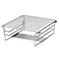 CAMPINGMOON Grill Rack, Folding Stove Grill Support Holder, Heating Bracket with Supporting Plate, Space-Saving Design, Outdoor Cooking