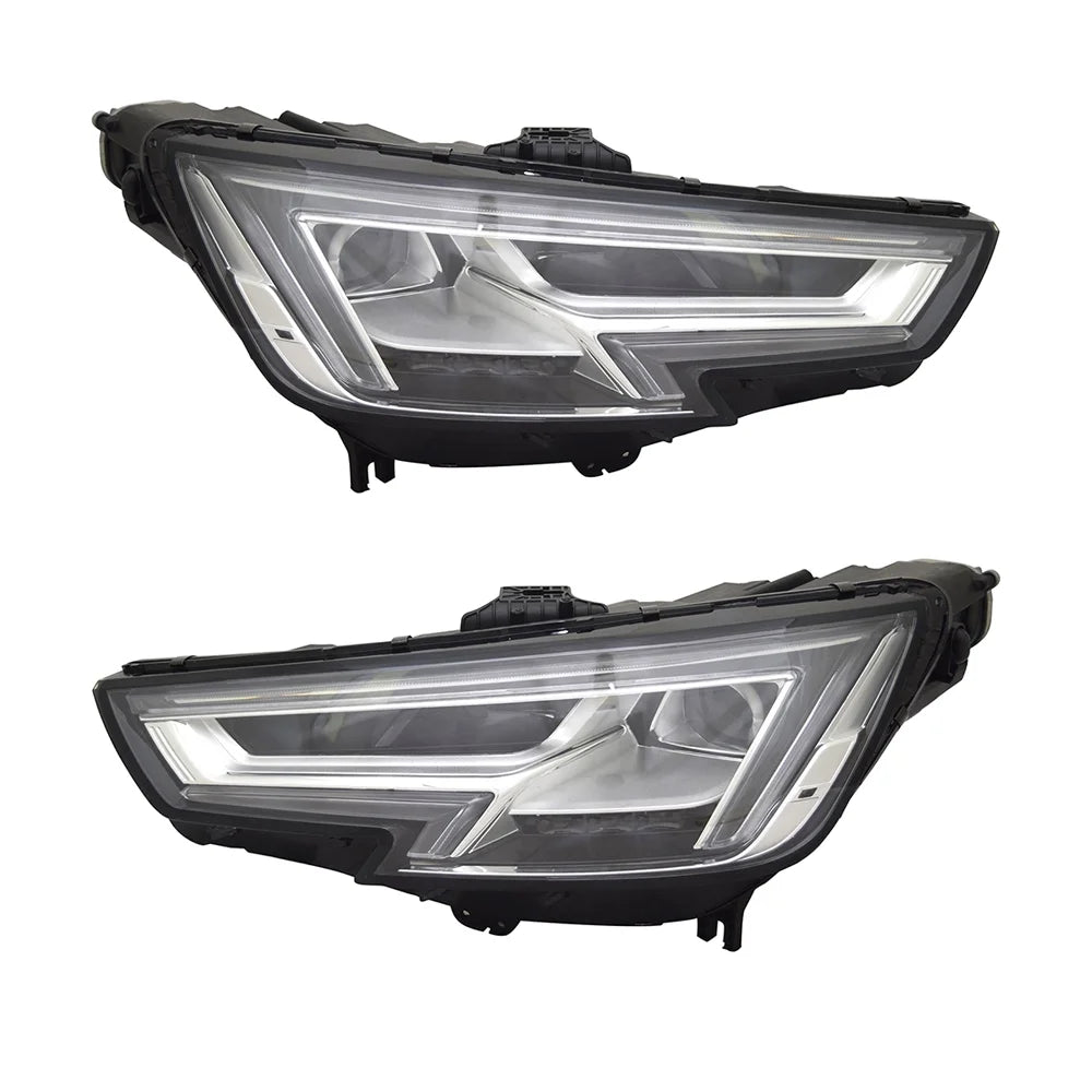 New Pair Of Headlights Compatible With Audi A4 Quattro Prestige Sedan 4-Door 2017 2018 2019 By Part Numbers Au2503204 Au2502204 8W0941774B 8W0941773B