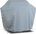 BBQ Grill Cover, 18 Oz Heavy Duty Waterproof UV & Weather Resistant, Outdoor Cover With Air Vents & Drawstrings (58¡± Inches, Gray)