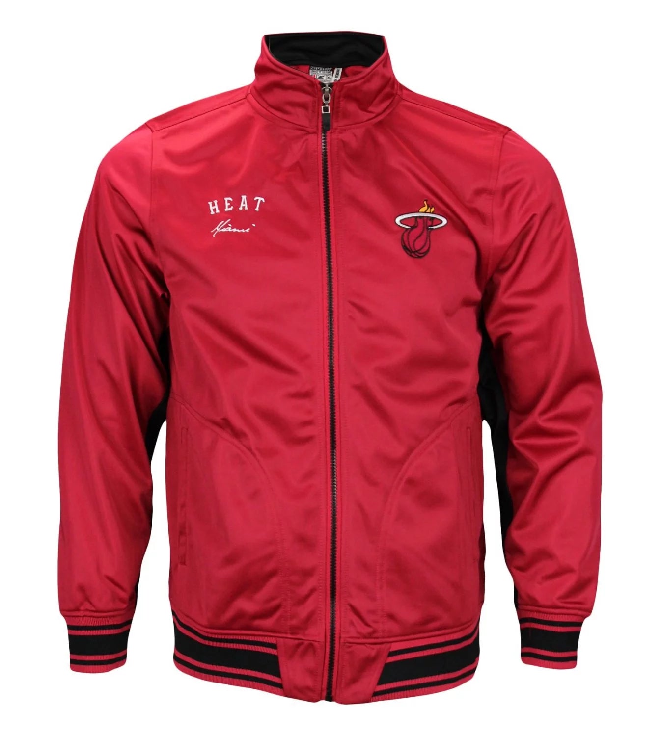 Zipway NBA Youth Miami Heat Zip Up Anderson Track Jacket, Red