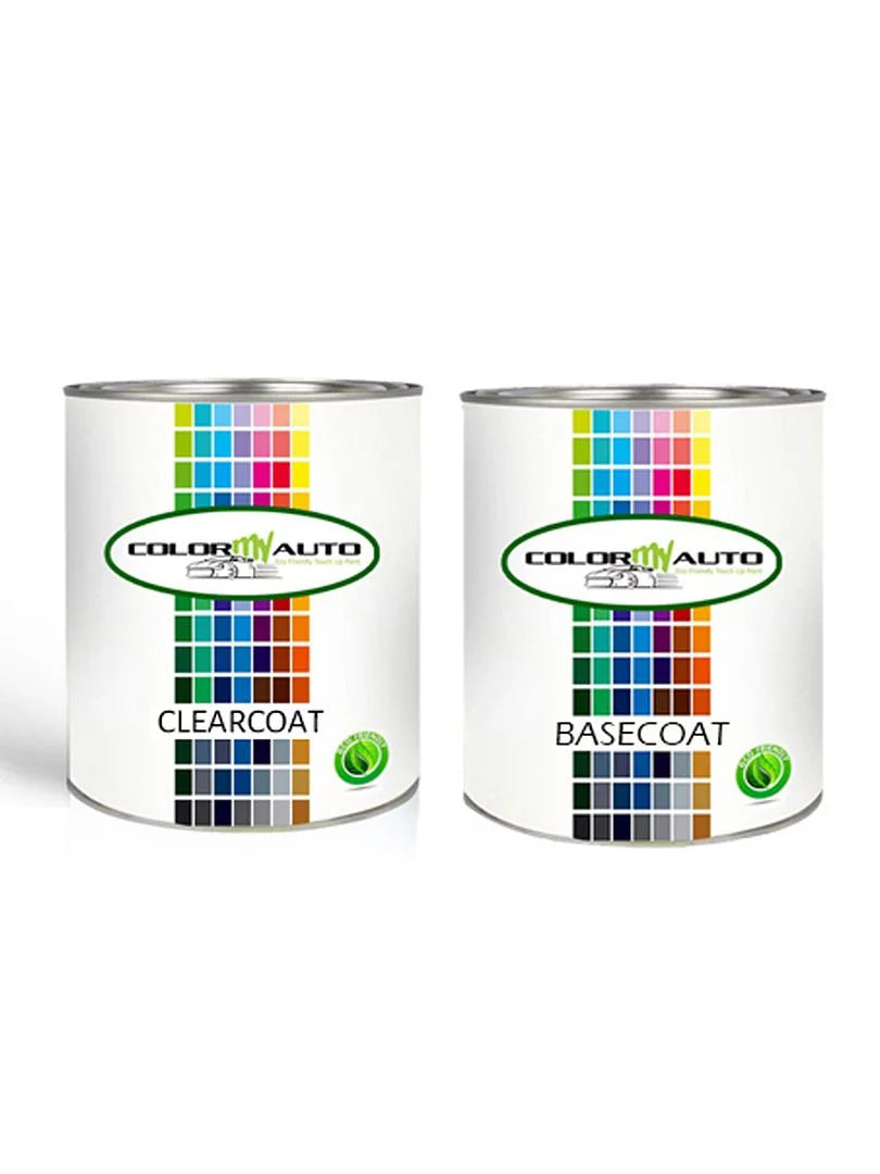 for Mazda 929 1991 Prestige Silver Metallic 5G Quart Base Coat & Quart Clear Coat