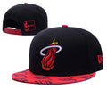 Miami-heat Basketball Cap Pro League Hat Adjustable Flat Cap