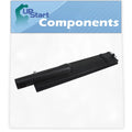 BBQ Gas Grill Tube Burner Replacement Parts for Bull Bramha 5 - Compatible Barbeque Cast Iron Pipe Burners 15 3/4