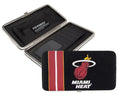 Miami Basketball Heat Hard Shell Mesh Wallet with Metal Push Button Closure