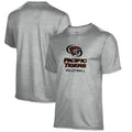 Men's Gray Pacific Tigers Volleyball Name Drop T-Shirt