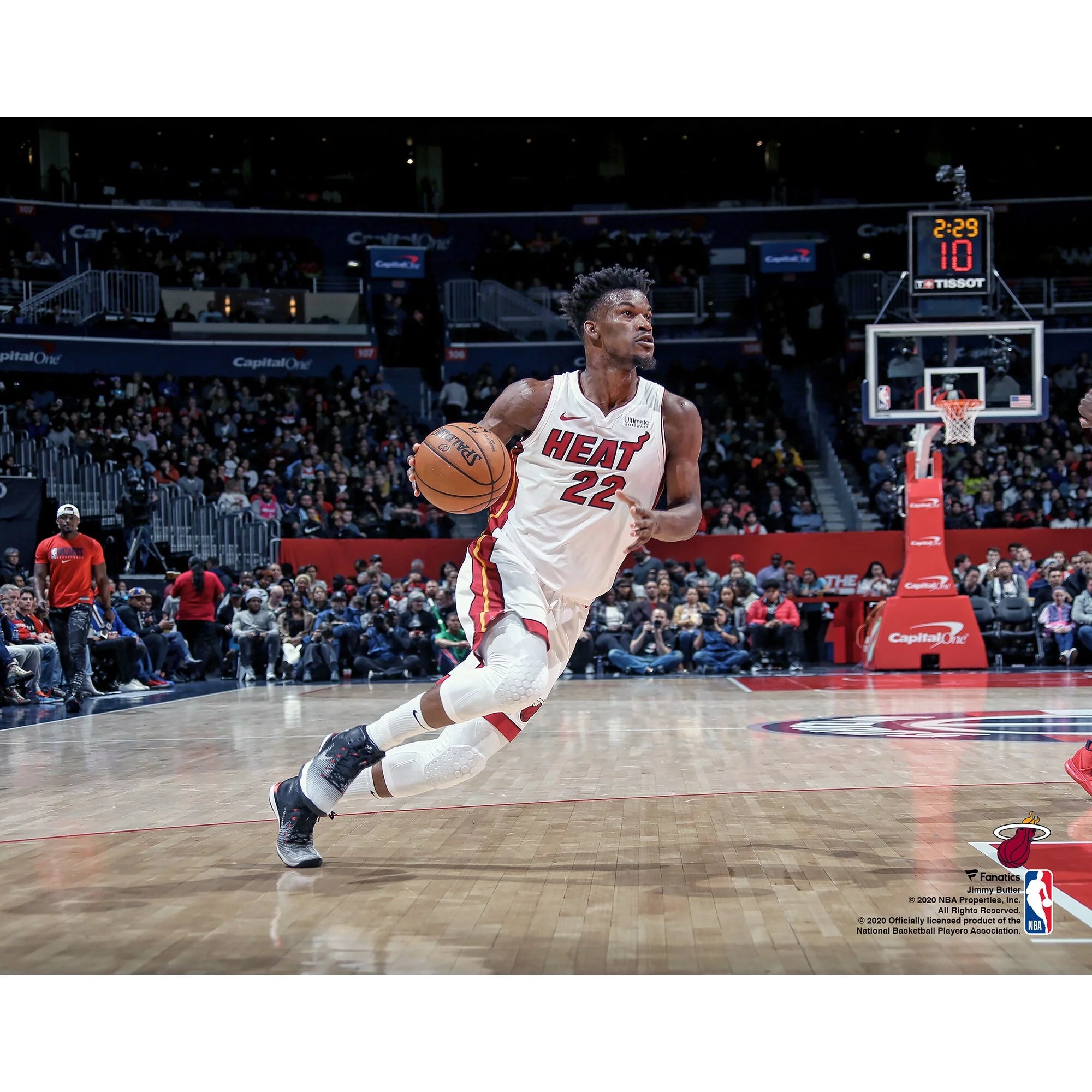 Jimmy Butler Miami Heat Unsigned Dribbling Photograph