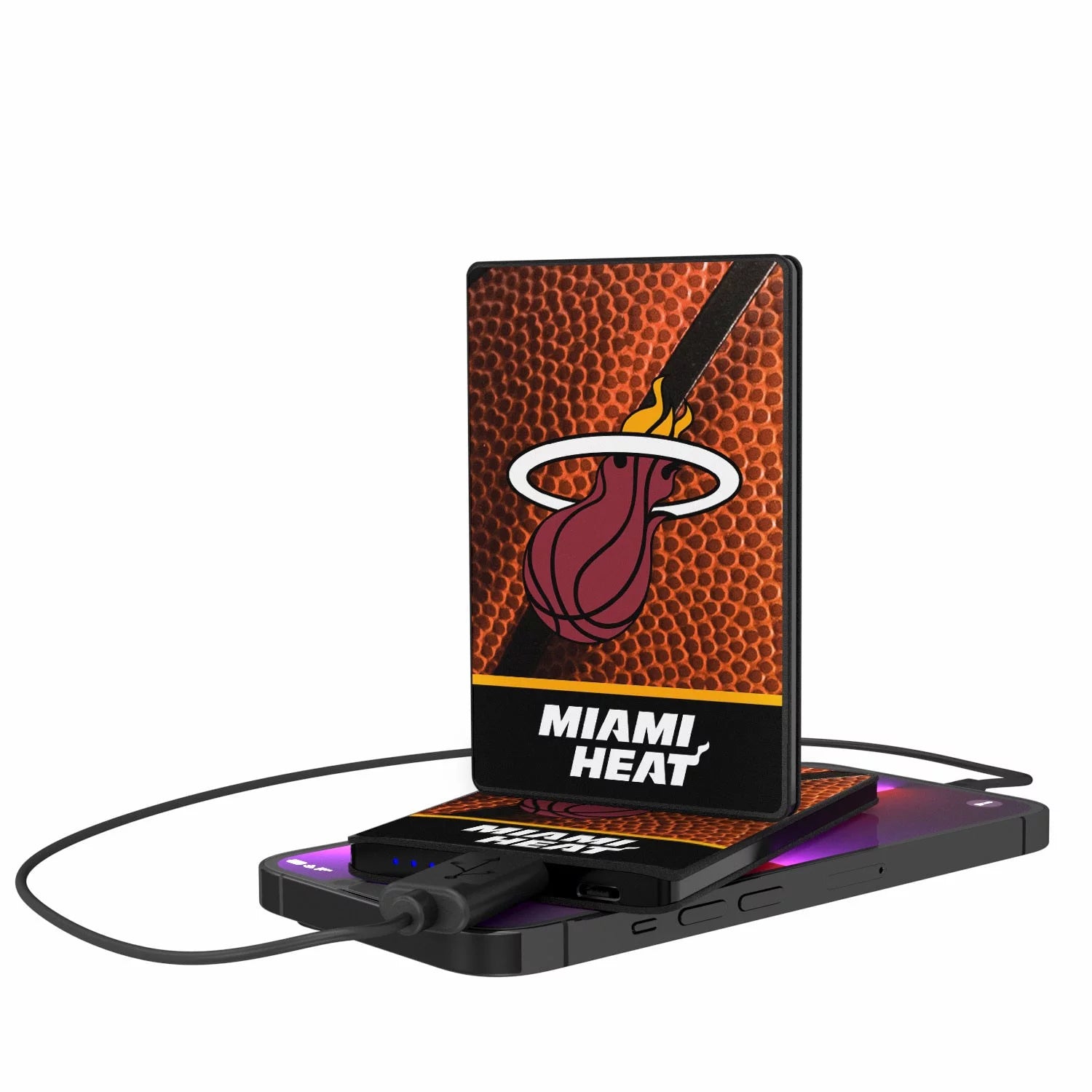 Miami Heat Basketball Design 2500mAh Credit Card Powerbank
