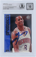 Allen Iverson Philadelphia 76ers Autographed 1996-97 Upper Deck SP #141 Beckett Fanatics Witnessed Authenticated 10 Rookie Card - Fanatics Authentic Certified