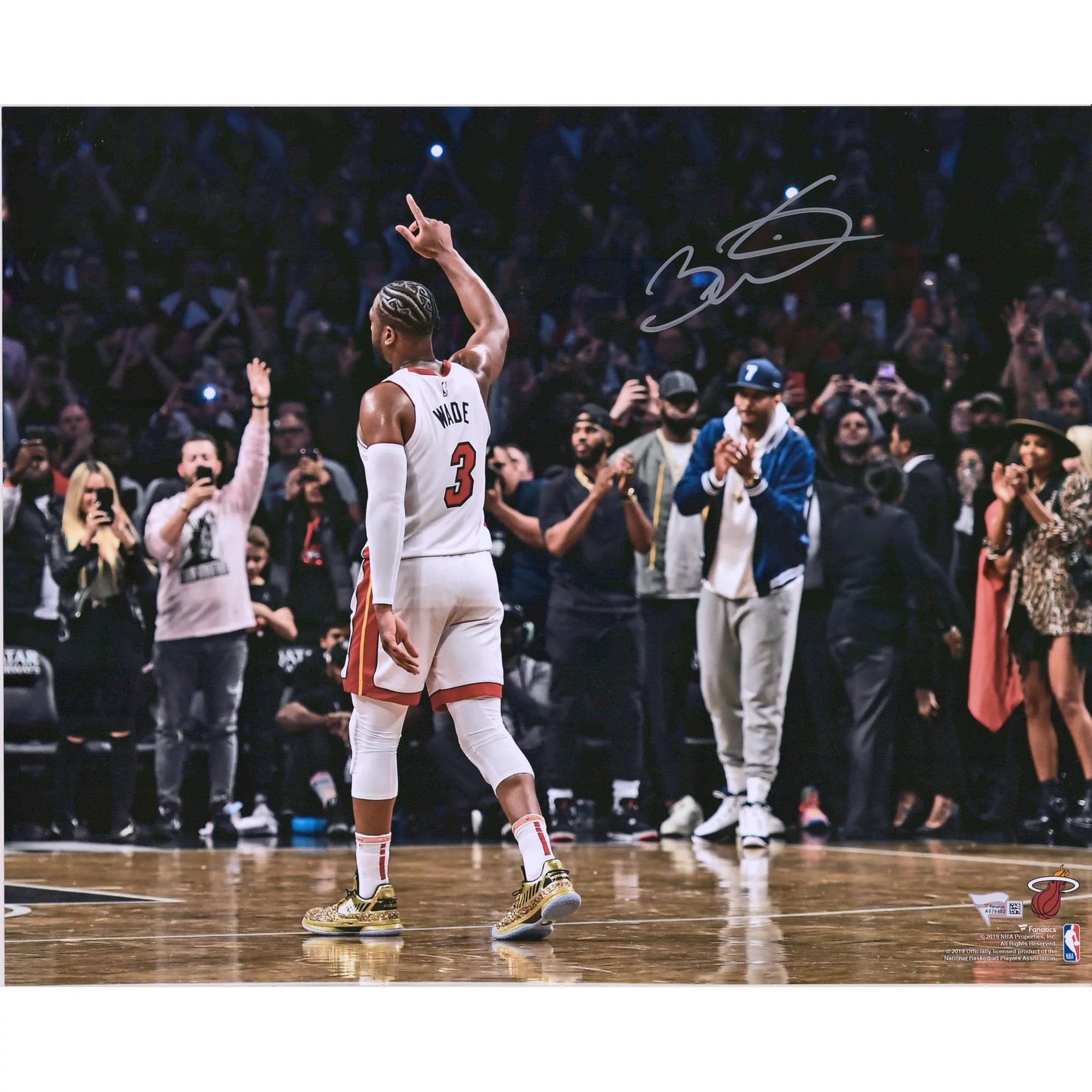 Dwyane Wade Miami Heat Autographed 16 x 20 Final Game Photograph - Fanatics Authentic Certified