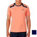 Fila Men`s Solar Power Tennis Crew (  SMALL Shell/Fl Nv  )