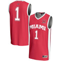 Youth GameDay Greats #1 Red Miami University RedHawks Lightweight Basketball Fashion Jersey
