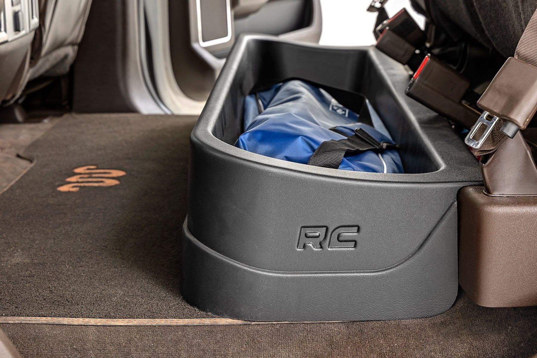 Rough Country Ford Custom-Fit Under Seat Storage for 15-23 Ford F-150 - RC09281A Fits select: 2015-2016,2022 FORD F150