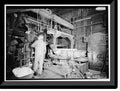 Historic Framed Print, United States Pipe & Foundry Company Plant, Core Making Shop, 2023 St. Louis Avenue at I-20/59, Bessemer, Jefferson County, AL - 12, 17-7/8 x 21-7/8