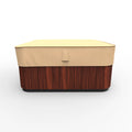 Budge Medium Beige Patio Square Hot Tub Cover, Sedona