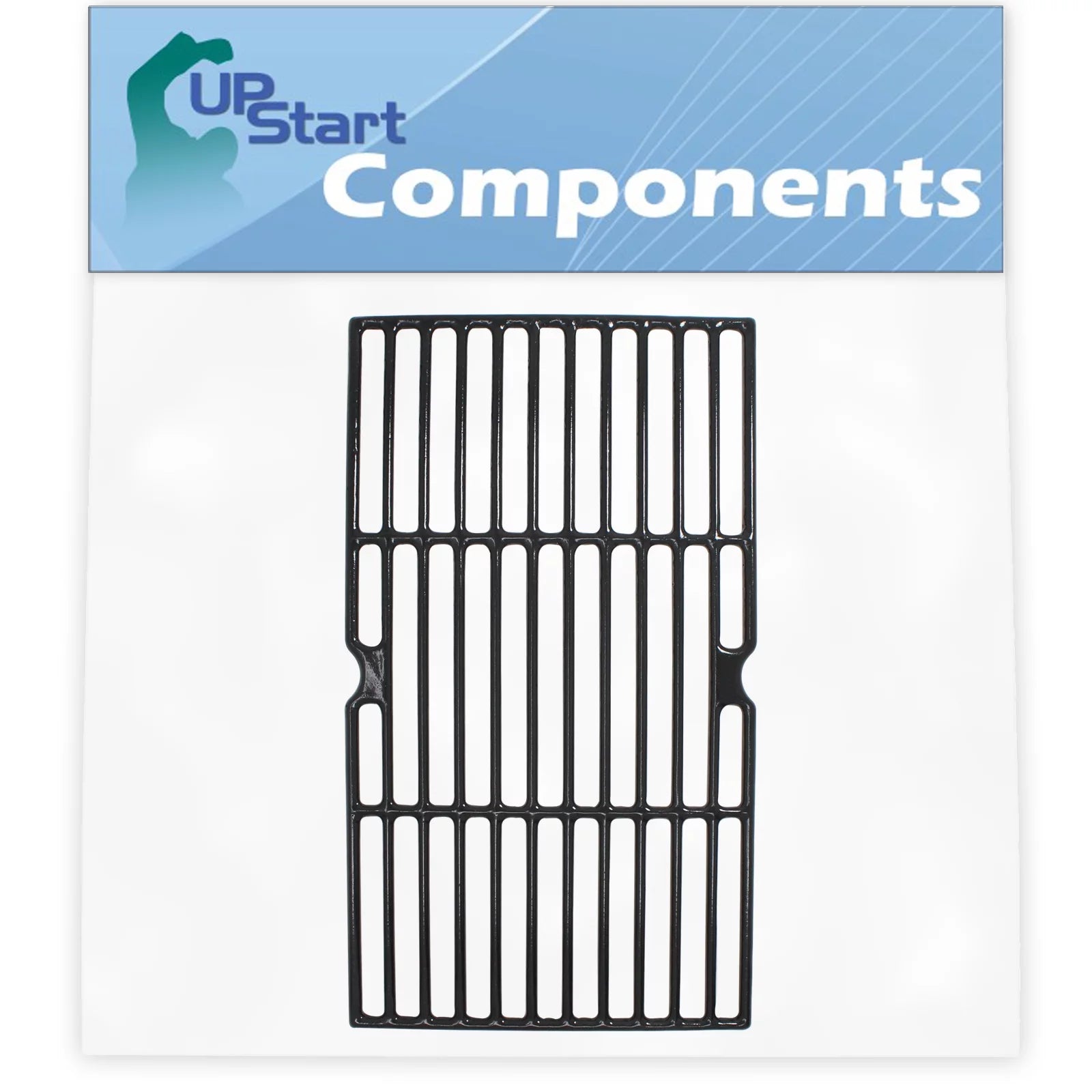 BBQ Grill Cooking Grates Replacement Parts for Kenmore 415-16113 - Compatible Barbeque Cast Iron Grid 16 3/4