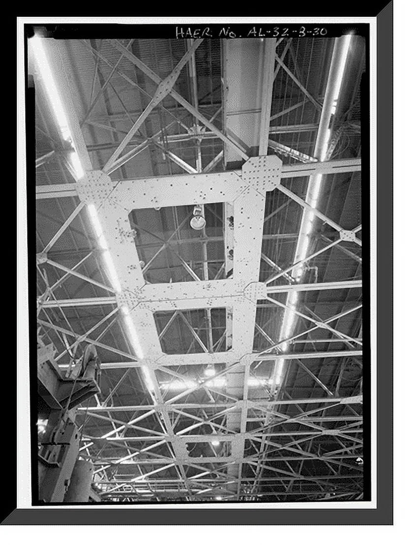 Historic Framed Print, United States Pipe & Foundry Company Plant, Pipe Casting & Testing Area, 2023 St. Louis Avenue at I-20/59, Bessemer, Jefferson County, AL - 17, 17-7/8 x 21-7/8