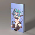 Anime Girl Lighter Torch Cool,Refillable Windproof Jet Torch Flame Adjustable Lighters,BBQ Candles Camping (Butane Not Included)