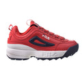 Fila Disruptor Ii Premium Mens Shoes Size 8, Color: Red/Navy