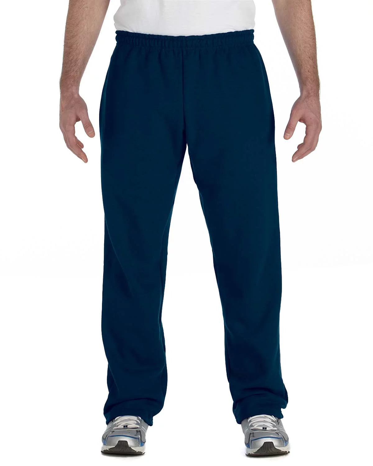 Branded Gildan Adult Heavy Blend 8 oz 50 50 Open Bottom Sweatpants NAVY 3XL Instant Saving 5 more on min 2