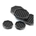 Cal-Mil 308-6-13 Black Octagon 6 Drip Tray