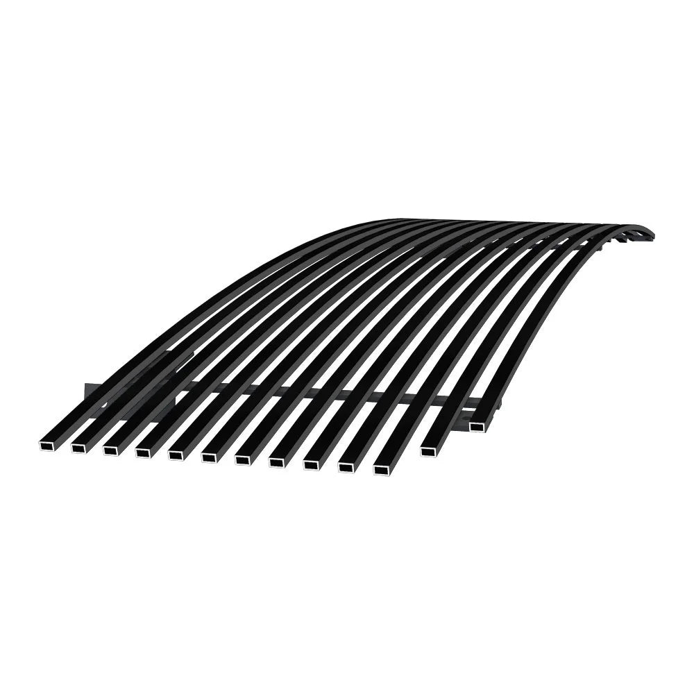 APS Compatible with GMC Sierra 1500 1999-2000 & 01 C3 & 00-06 GMC Yukon Main Upper Stainless Steel Black 8x6 Horizontal Billet Grille Insert G85369J