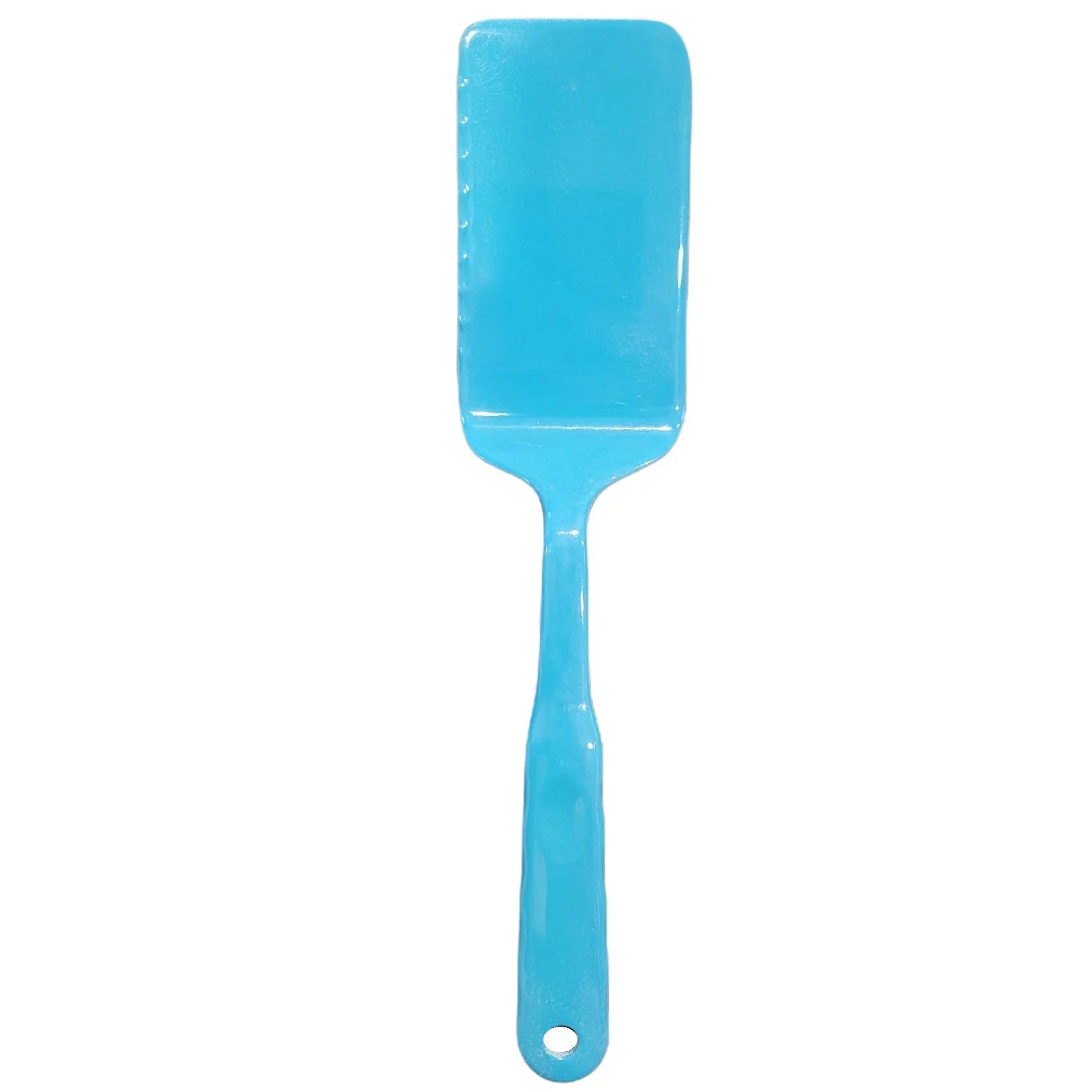 Handy Housewares 12.5 Long Handled Colorful Melamine Solid Cooking Turner Spatula - Blue