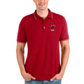 Men's Antigua Red Miami Heat Affluent Polo
