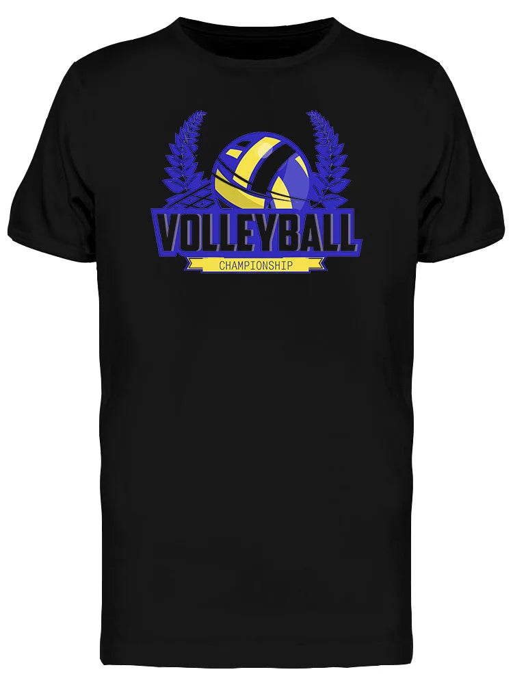Volleyball Championship Ball T-Shirt Men -Image by Shutterstock, Male 3X-Large